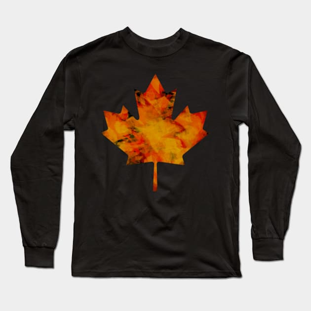 Maple Leaf Long Sleeve T-Shirt by joshbaldwin391